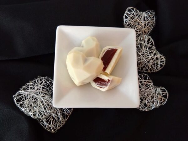 Himbeercaramel Praline – Bild 2