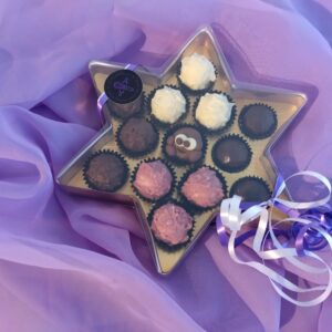 Stern mit 13 Pralinen