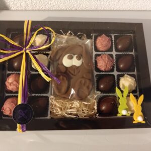 Osterpralinen mit grossem Häschen